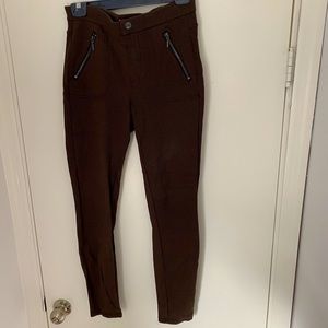 Legging pants - brown and black